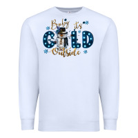 White baby its cold outside Premium Sweatshirt - CowGirlArtShop