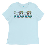 Baby Blue coffee coffee coffee 16oz libbey glass Ladies Tee - HRA Design Shop