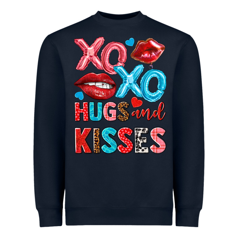 Xo Xo Hugs And Kisses Heavyweight Sweatshirt by NancyCooperArtShop | Teevron
