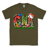 Army Green Christmas CNA Classic Tee - CowhideDigitalArt