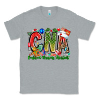 Heather Grey Christmas CNA Classic Tee - CowhideDigitalArt