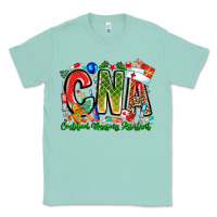 Seafoam Christmas CNA Classic Tee - CowhideDigitalArt