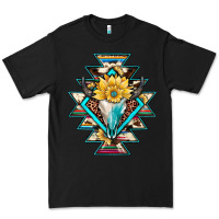 Black cowhide leopard bull skull aztec Premium Tee - JahusDesignShop