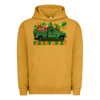 Pigment Peanut Butter feeling lucky with gnomes on truck Urban Hoodie - FaDigitalArtStudio