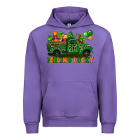 Tulip feeling lucky with gnomes on truck Urban Hoodie - FaDigitalArtStudio