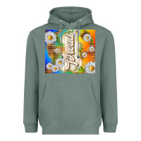 Sage proud with daisies Heavyweight Hoodie - TumblerDesignByShophia