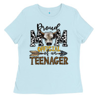 Proud Mom Official Of An Teenager Ladies Tee | Teevron