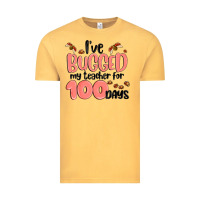 Vintage Mustard i have bugged my teacher for 100 days Vintage Tee - MaliasSmallBusiness