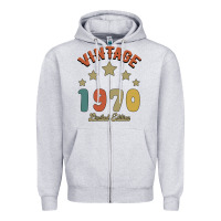 Heather Grey Vintage 1970 Limited Edition Zipper Hoodie - Bettercallsaul