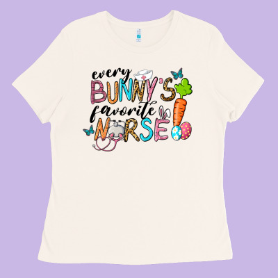 Every Bunnys Favorite Nurse Ladies Tee Designed By Ranaportraitstore