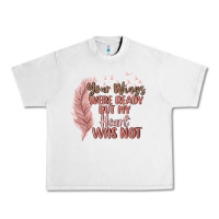 Lunar Rock your wings were ready but my heart was not Urban Heavy Tee - MaliasSmallBusiness