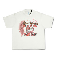 Pistachio your wings were ready but my heart was not Urban Heavy Tee - MaliasSmallBusiness