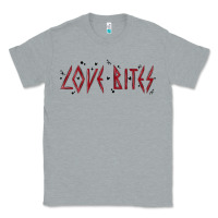 Heather Grey love bites Classic Tee - MaliasSmallBusiness