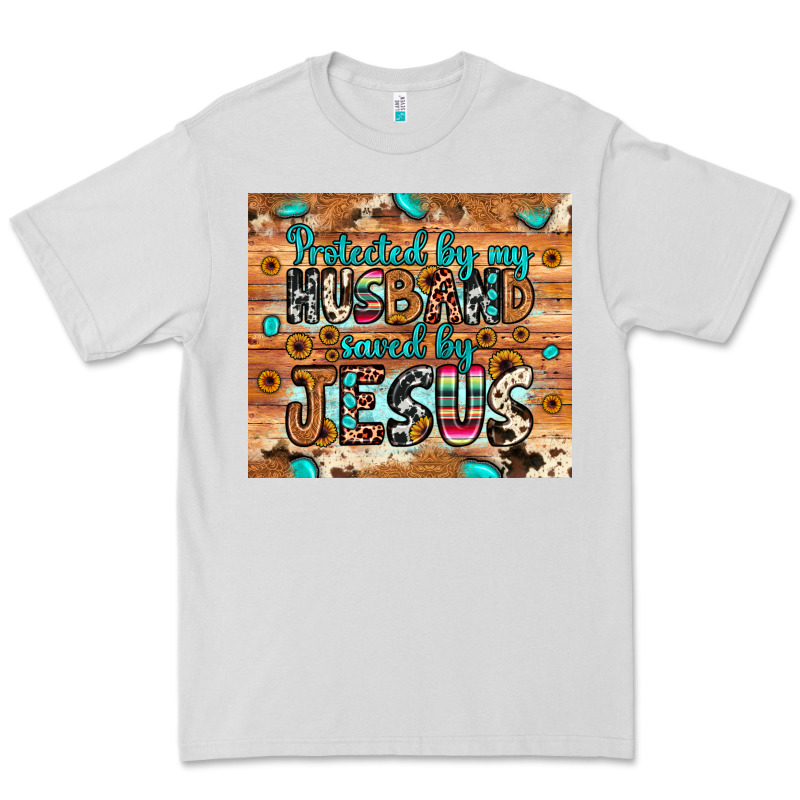 Protected Husband Saved By Jesus Premium Tee by JahusDesignShop | Teevron