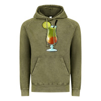 Vintage Olive Margarita Glass Vintage Hoodie - Jasminsmagicworld