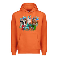 Carrot heifers its cold outside Premium Hoodie - CowGirlArtShop