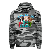 Slate Camo heifers its cold outside Premium Hoodie - CowGirlArtShop
