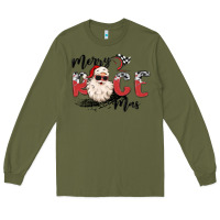 Army Green merry race mas Long Sleeve Tee - MaliasSmallBusiness