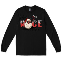 Black merry race mas Long Sleeve Tee - MaliasSmallBusiness