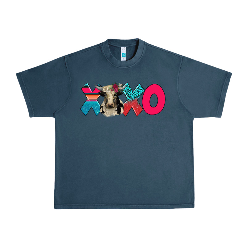 Xoxo Holstein Cow Urban Heavy Tee by AdoDesignShop | Teevron