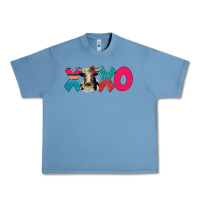 Pebble Blue xoxo holstein cow Urban Heavy Tee - AdoDesignShop