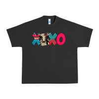 Pigment Black xoxo holstein cow Urban Heavy Tee - AdoDesignShop