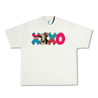 Pistachio xoxo holstein cow Urban Heavy Tee - AdoDesignShop