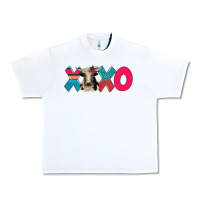 White xoxo holstein cow Urban Heavy Tee - AdoDesignShop