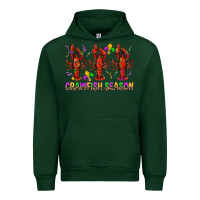 Forest Green Crawfish season mardi gras Urban Hoodie - BundleAndBundleShop