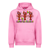 Fuchsia Pink Crawfish season mardi gras Urban Hoodie - BundleAndBundleShop