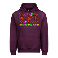 Mauve Wine Crawfish season mardi gras Urban Hoodie - BundleAndBundleShop