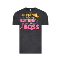 Vintage Black birthday boss Vintage Tee - MaliasSmallBusiness