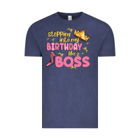 Vintage Denim birthday boss Vintage Tee - MaliasSmallBusiness