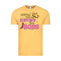 Vintage Mustard birthday boss Vintage Tee - MaliasSmallBusiness