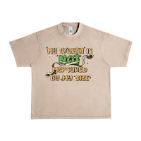 French Oak my worth is not defined by my size Urban Heavy Tee - MaliasSmallBusiness