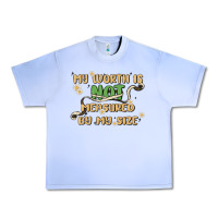 Grape Ice my worth is not defined by my size Urban Heavy Tee - MaliasSmallBusiness