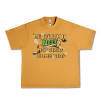 Peanut Butter my worth is not defined by my size Urban Heavy Tee - MaliasSmallBusiness