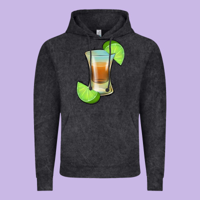 Tequila Shot Vintage Hoodie Designed By Jasminsmagicworld