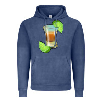 Vintage Denim Tequila Shot Vintage Hoodie - Jasminsmagicworld