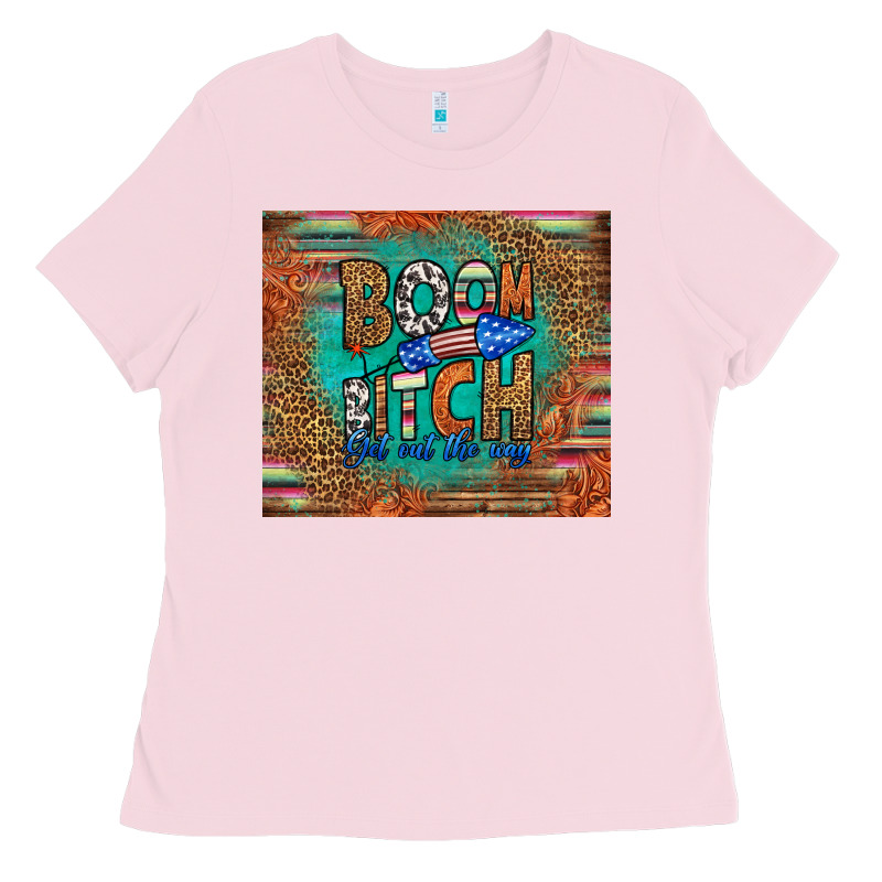 Boom Bitch Get Out The Way Ladies Tee by HRA Design Shop | Teevron
