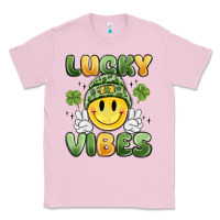 Bubblegum Pink lucky vibes Classic Tee - MaliasSmallBusiness