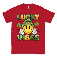 Red lucky vibes Classic Tee - MaliasSmallBusiness