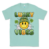 Seafoam lucky vibes Classic Tee - MaliasSmallBusiness