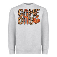 Heather Grey game day basketball Heavyweight Sweatshirt - MaliasSmallBusiness