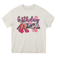 Cream birthday diva Heavy Core Tee - AdoDesignShop