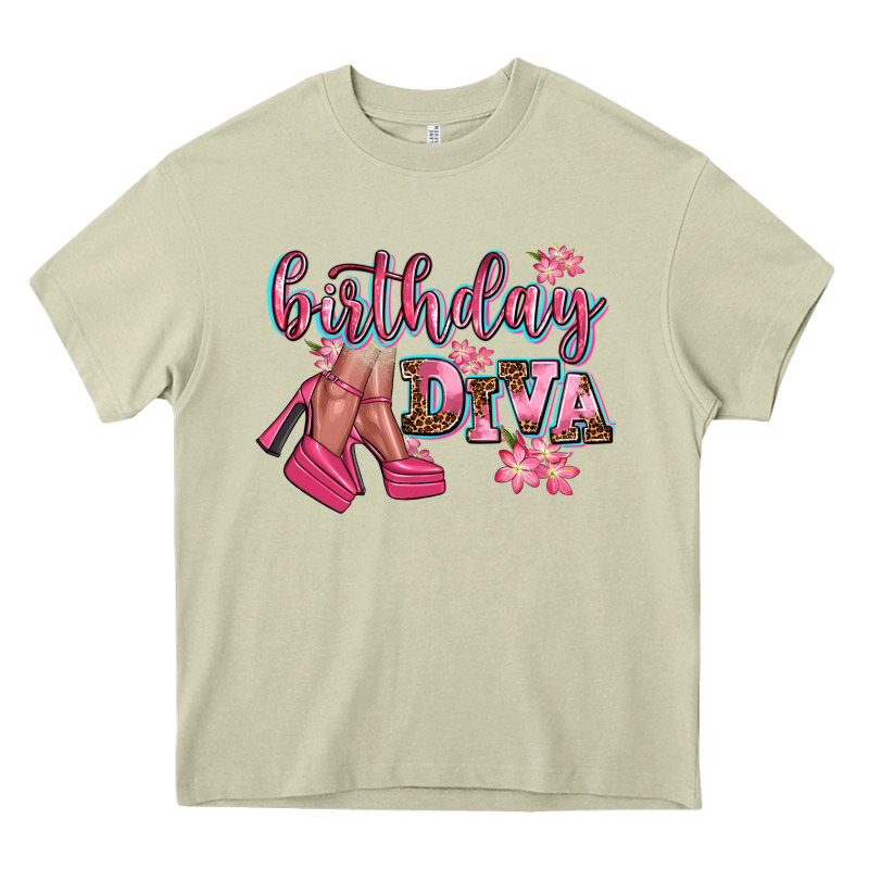 Birthday Diva Heavy Core Tee by AdoDesignShop | Teevron