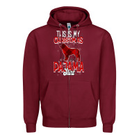 Burgundy This Is My Christmas Pajama Shirt Zipper Hoodie - Bettercallsaul
