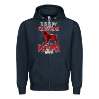 Navy This Is My Christmas Pajama Shirt Zipper Hoodie - Bettercallsaul