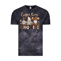 Cloud Black coffee time gnomies Vintage Tee - MaliasSmallBusiness