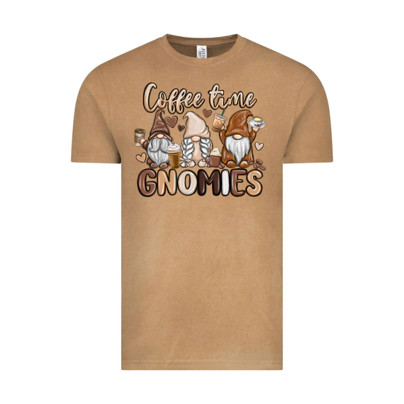 Coffee Time Gnomies Vintage Tee by MaliasSmallBusiness | Teevron